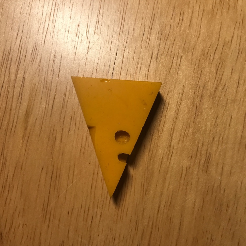 Cheese Glass Pendant